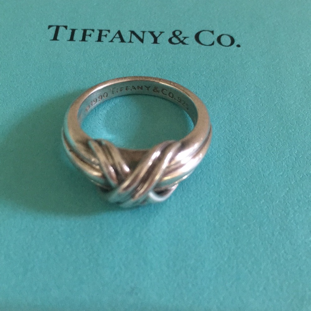 Vintage 1990 Tiffany & Co. Signature X Ring